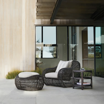 ARBOR - Round teak side table by JANUS et Cie - view 3